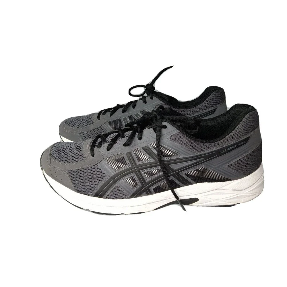 Asics  Gel Contend 4 Running Shoes Mens Size 12 Grey Sneakers T715N